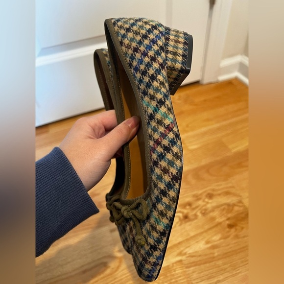 Talbots Vanessa Tweed Block Heels Size 6 | NWOT Sand Dollar Low Pumps - Picture 10 of 12